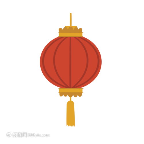 AI矢量圖卡通節日燈籠元素