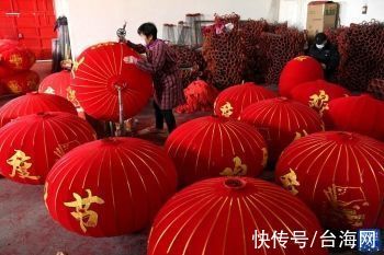 石家莊藁城:趕制宮燈迎新年「圖」